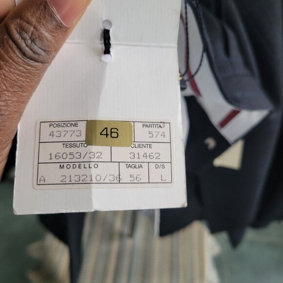 NWT- CANALI Men’s Italian Pure Wool Double Breasted Suit - Classic Fit - Picture 2 of 15